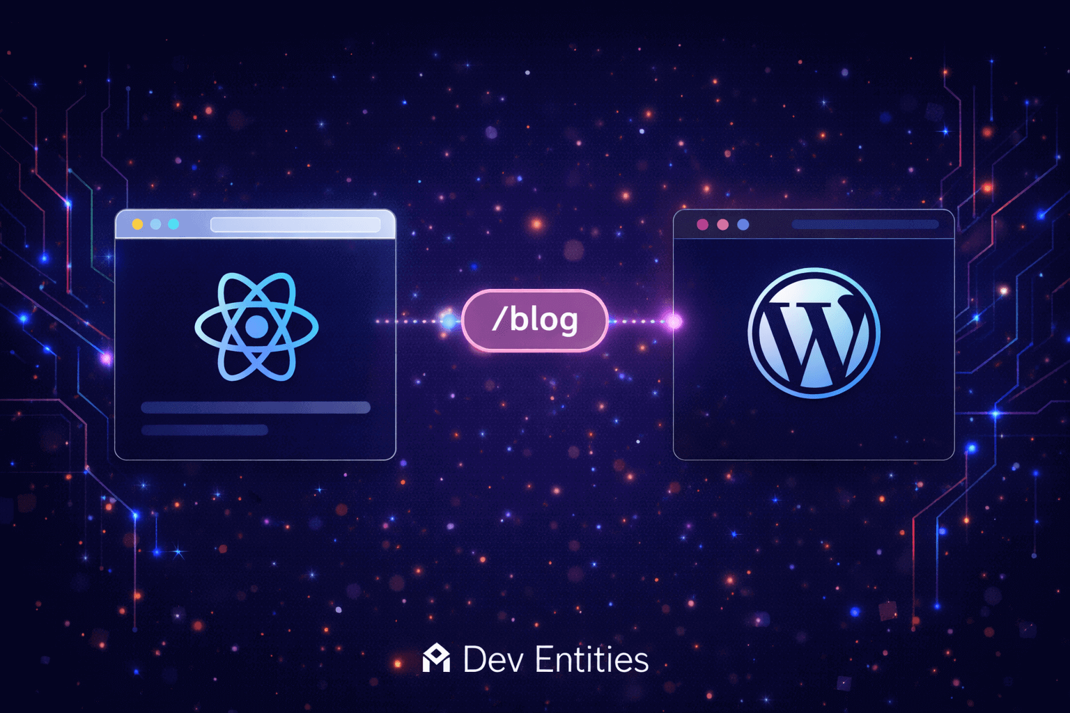 WordPress blog on React architecture using /blog